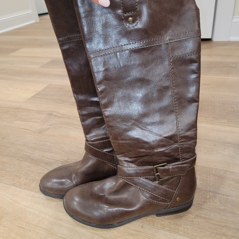 Brown Riding boots- Size 8